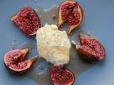 Figues roties au Miel & sa glace vanille