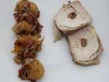 Rôti de porc à la confiture de figue & noix