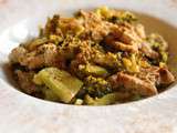 Mignon de porc au curry et brocolis