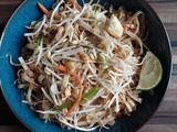 Pad thaï au poulet