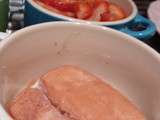 Aratta Touille. • Tiramisu aux fruits rouges et son dôme de mousse de framboise glacée