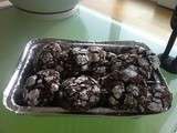 Biscuits craquelés au chocolat (recette de Martha Stewart)