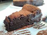Gâteau au chocolat  fudge  (recette de Yotam Ottolenghi) - sans gluten / sans farine