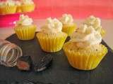 Mini Cupcakes vanille & fève tonka [Participation au Défi Tout Mini sur Recettes.de]
