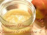 Compote Pommes, Bananes & Romarin