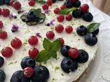 Cheesecake Citron Vert Fruits Rouges