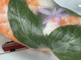 Rouleaux de printemps, avec fleur gourmande