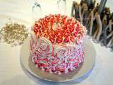 3 en 1 ,Rose Cake, Rainbow cake et Piñada Cake, c'est la fête 😉