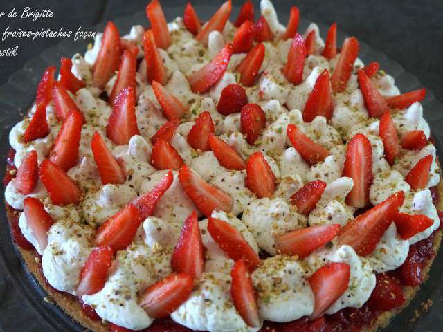 Recettes de Tarte Fraise de Atelier de Brigitte