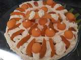 Tarte fruits rouges et pistaches et Fantastik Abricots, melon et Verveine par Isabelle bn