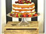 Gâteau anniversaire ou mariage Nîmes - gâteau aux fruits frais