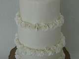 Wedding cake, tout blanc