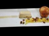 Lingot d'or de crème de foie gras et brioche fruitée