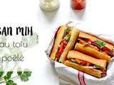 Sandwich Banh Mi au tofu poêlé