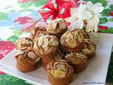 Mini muffins au chocolat-caramel et aux amandes