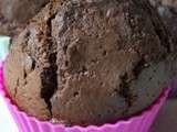 Muffins au cacao à la vanille pour la ronde interblogs #22