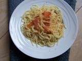 Spaghetti à la poutargue et bon week-end