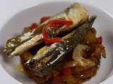 Concassée de poivrons & sardines au piments
