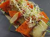 Légumes de l’Amap j’en fais quoi ? Tartines végétariennes, tofu & potiron