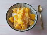 Petit déjeuner mangue & coco [recette ww]