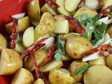 Pommes de terre nouvelles au four, à la sauge et au chorizo