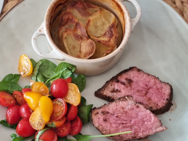 Cœur de bœuf rôti à la poêle - Viande Suisse