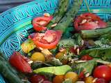 Salade aux légumes verts