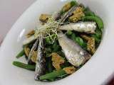 Salade de sardines aux haricots verts, avec Gourmibox