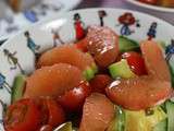 Samoussas de canard & salade colorée vitaminée