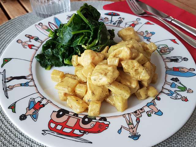 Recettes de Sauté de dinde et Curry