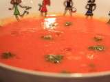 Soupe rouge, tomates & poivrons