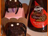 Cake pop araignée d'halloween avec Raff'Olé et SelfPackaging