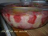Gâteau de semoule aux fraises