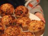 ✿ Muffins aux pépites de chocolat au lait et chocolat blanc ✿