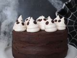 👻 Layer Cake d'Halloween & ses petits fantômes 👻