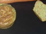 Muffins type carrot cake à la cannelle, sans matière grasse ni sucre ajoutés