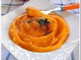 Purée de butternut et carotte