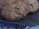 Cookies pépite de chocolat et cerises séchées