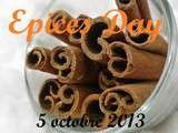 Epices day 7 – 5 octobre 2013 – La cannelle