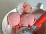 Yaourt glacé fraise/tonka