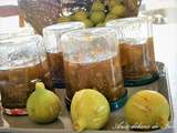 Confiture de figues aux noix