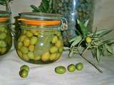 Olives vertes au sel