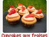 Cupcakes aux fraises