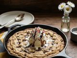 Skillet cookie géant