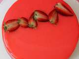 Entremets fraises - vanille