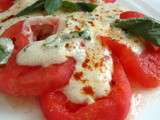 Salade de tomates a la coriandre