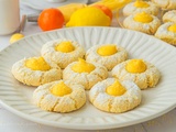 Biscuits craquelés au citron et lemon curd