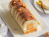 Bûche Kinder Bueno vanille noisette