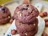 Cookies double chocolat noisettes (la meilleure recette)