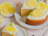 Gâteau moelleux glaçage au citron